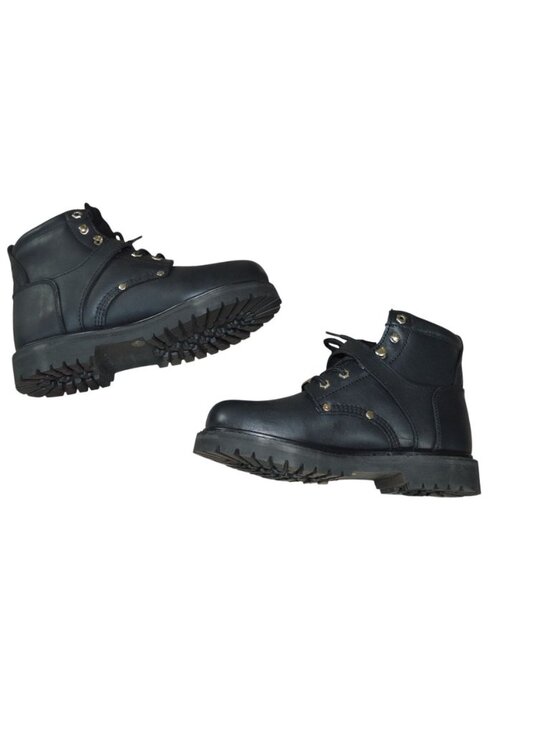 New River Road Crossroads Buckle Boots Black Leather Biker Men Size 8 Motorcycle main image 12